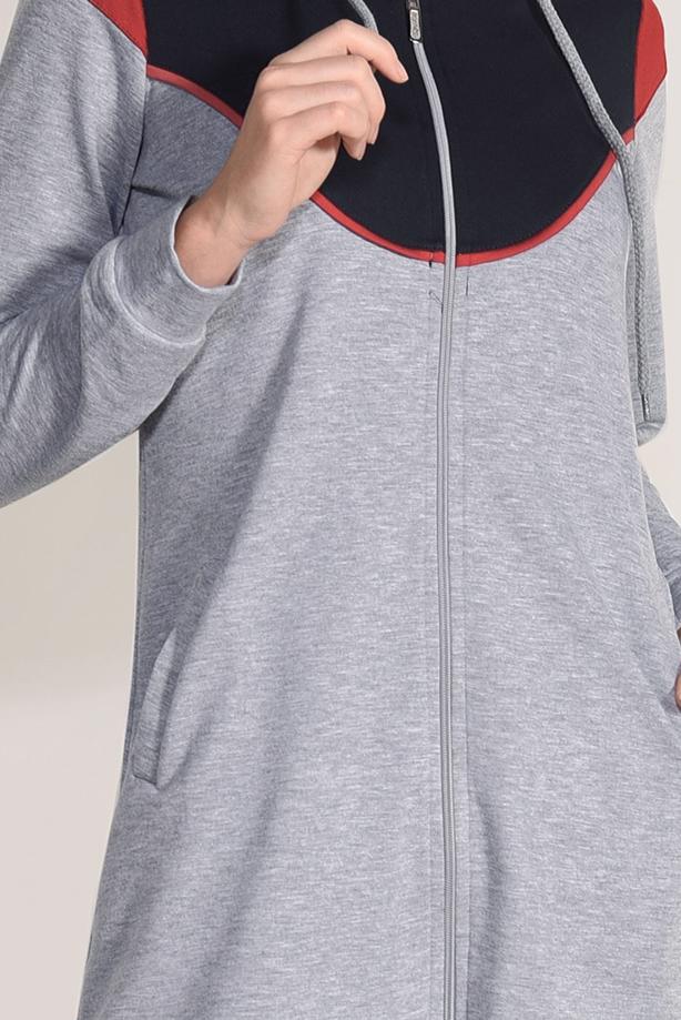 Vêtements hijab  2-PIECE ZIPPED TRACKSUIT T 6918 - TRENDTESETTÜR