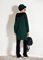 Tesettür giyim YEŞİL CEP DETAYLI BASKILI EŞOFMAN TAKIMI 8418 