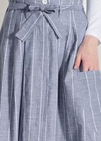 Vêtements hijab GRIS JUPE À RAYURES 20082-1