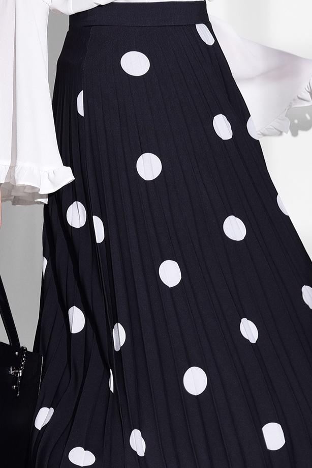 Vêtements hijab  SPOTTED PLEATED SKIRT 4420-1  - TRENDTESETTÜR