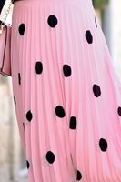 Vêtements hijab POUDRE JUPE PLISSÉE À POIS 4420-1