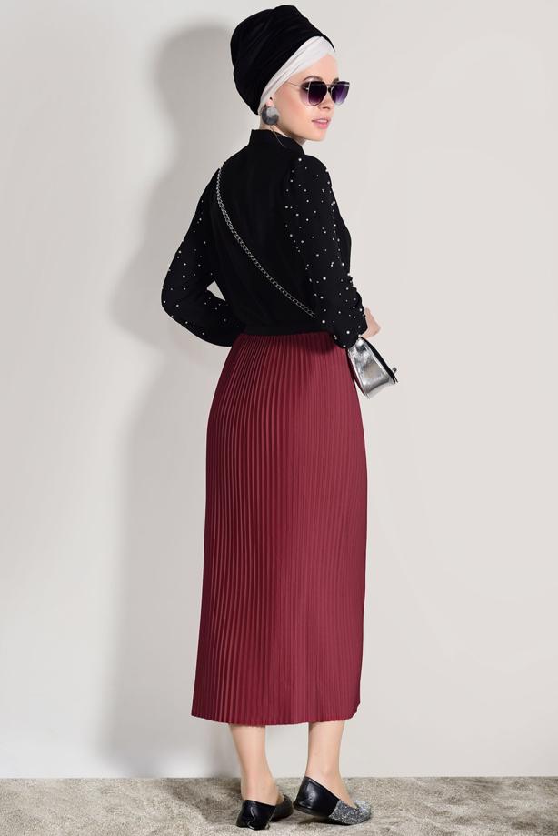 Vêtements hijab  PLEATED SKIRT 4315  - TRENDTESETTÜR