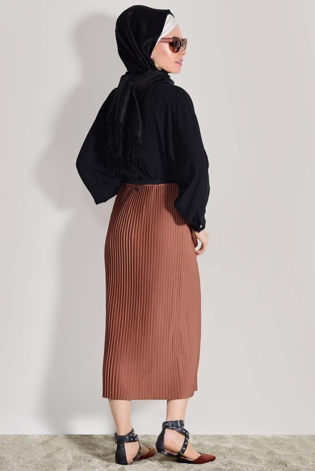 Vêtements hijab  PLEATED SKIRT 4315  - TRENDTESETTÜR