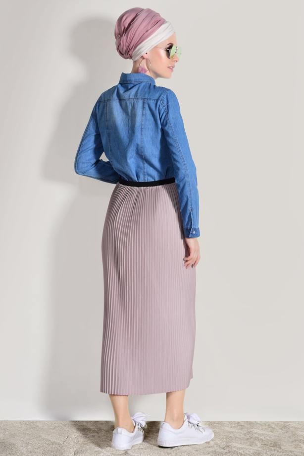 Vêtements hijab  PLEATED SKIRT 4315  - TRENDTESETTÜR