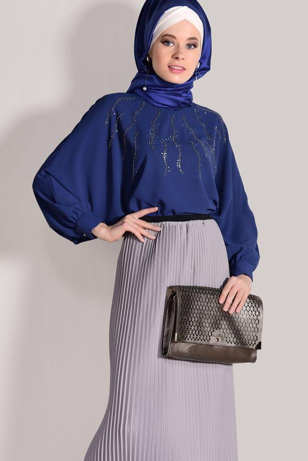 Vêtements hijab  PLEATED SKIRT 4315  - TRENDTESETTÜR