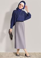 Vêtements hijab BEIGE JUPE PLISSÉE 4315