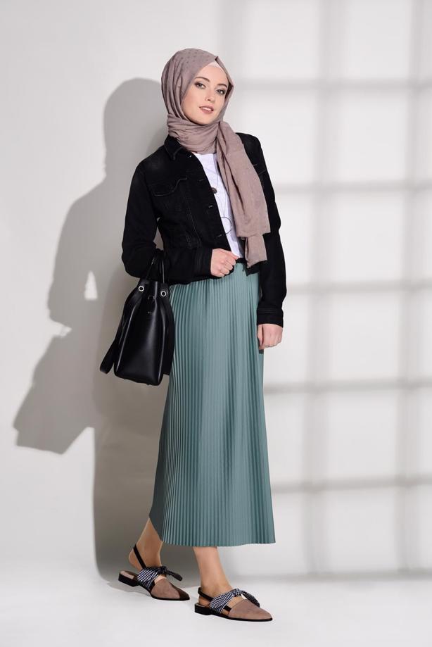 Vêtements hijab  PLEATED SKIRT 4315  - TRENDTESETTÜR
