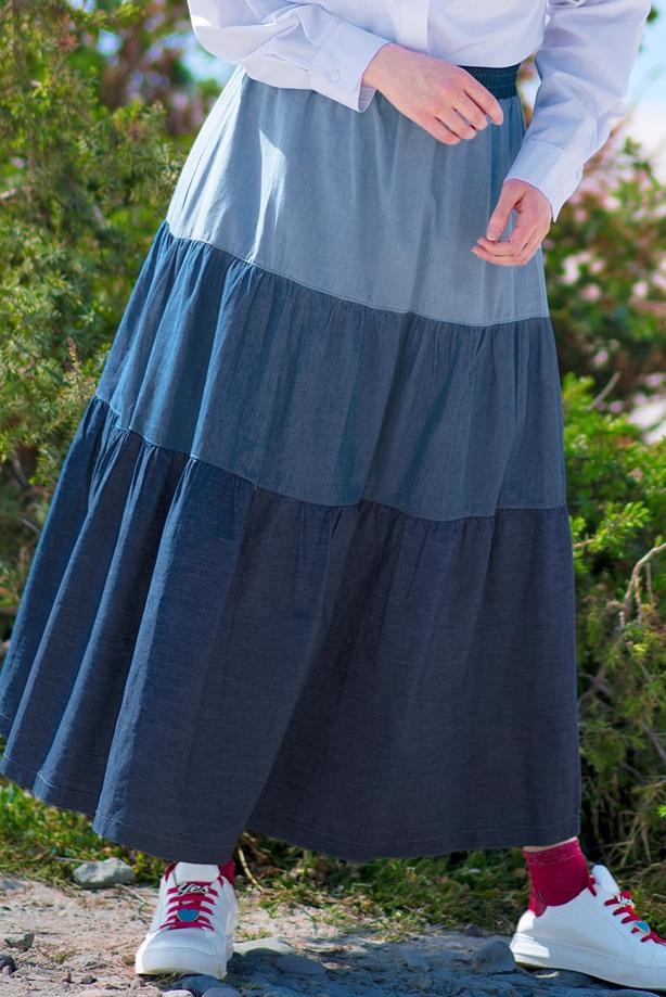 Vêtements hijab  DENIM SPORTS SKIRT 4345  - TRENDTESETTÜR