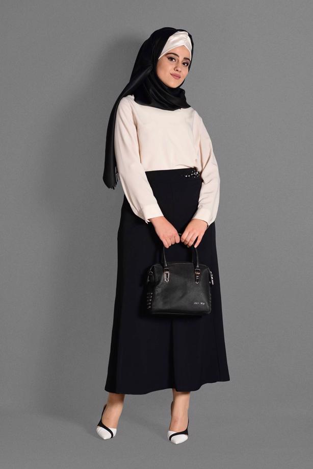 Vêtements hijab NOIR JUPE 6059 - TRENDTESETTÜR