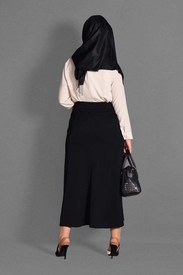 Vêtements hijab NOIR JUPE 6059 - TRENDTESETTÜR