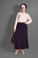 Hijab clothing PLUM SKIRT 6059