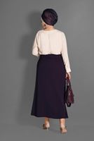 Hijab clothing PLUM SKIRT 6059