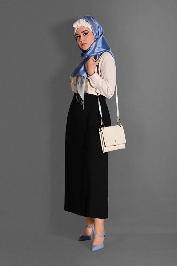 Vêtements hijab NOIR JUPE 6076 - TRENDTESETTÜR