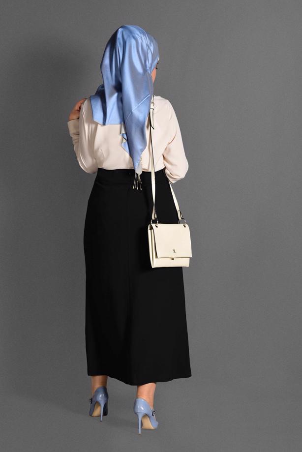 Vêtements hijab NOIR JUPE 6076 - TRENDTESETTÜR