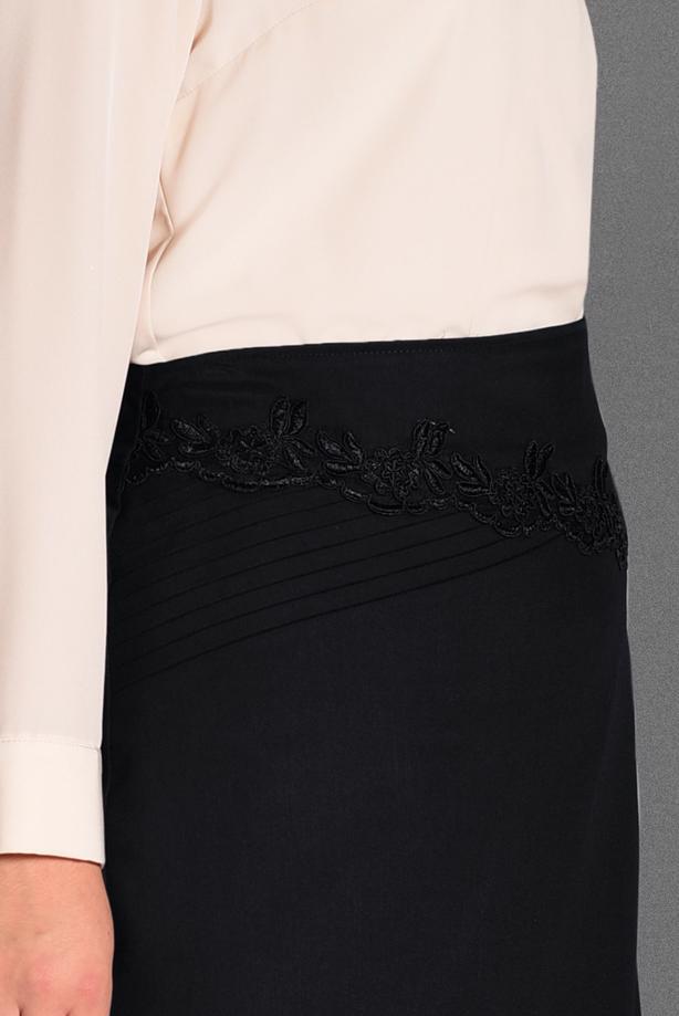 Vêtements hijab NOIR JUPE 6077 - TRENDTESETTÜR