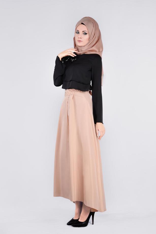 Tesettür giyim  T 6079 Angela Etek-Alv Fashion - TRENDTESETTÜR