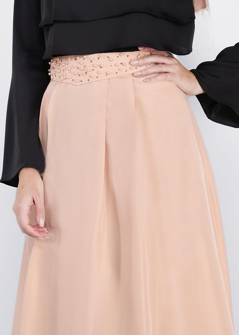 Tesettür giyim PUDRA T 6079 Angela Etek-Alv Fashion