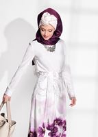 Tesettür giyim MOR T 6080 İnci 143303 Etek-Alv Fashion