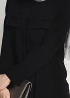 Tesettür giyim SİYAH BONCUK İŞLEME DETAYLI FERACE 91981