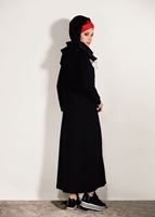 Tesettür giyim SİYAH SPOR FERACE 4808