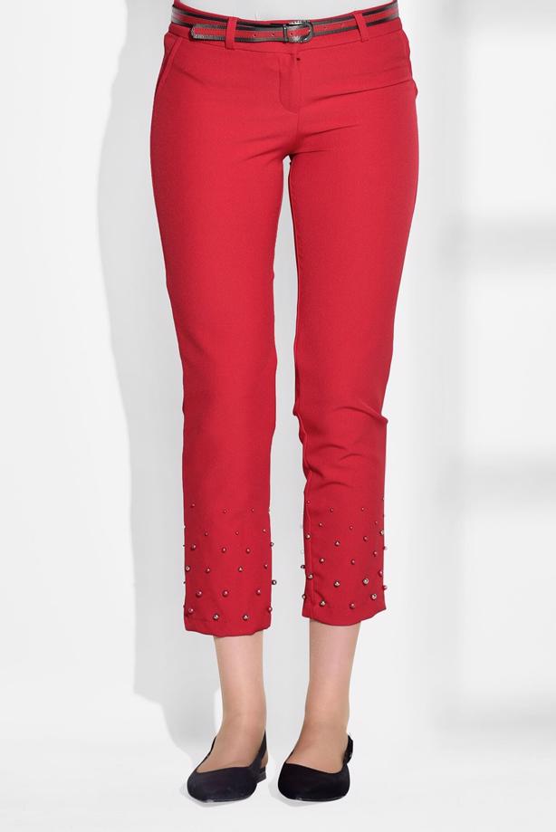 Vêtements hijab  BEAD EMBROIDERED SKINNY PANTS T 7209  - TRENDTESETTÜR
