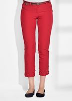 Vêtements hijab ROUGE PANTALON SKINNY BRODÉ DE PERLES T 7209