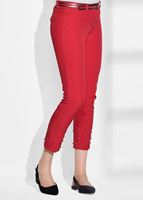 Vêtements hijab ROUGE PANTALON SKINNY BRODÉ DE PERLES T 7209