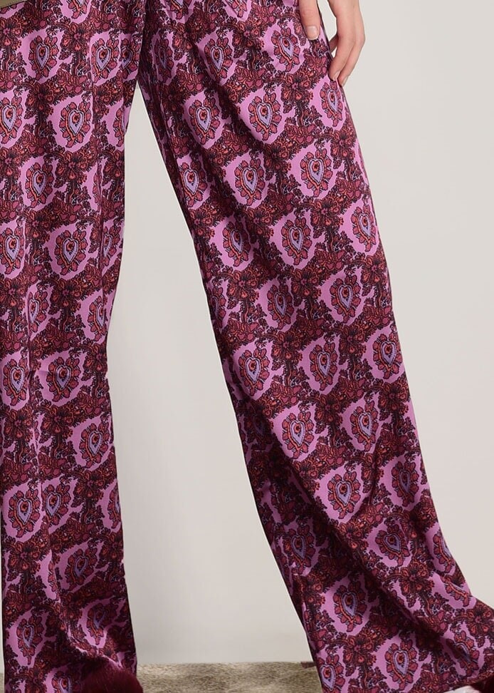 Hijab clothing PINK PRINTED PANTS T 90033 