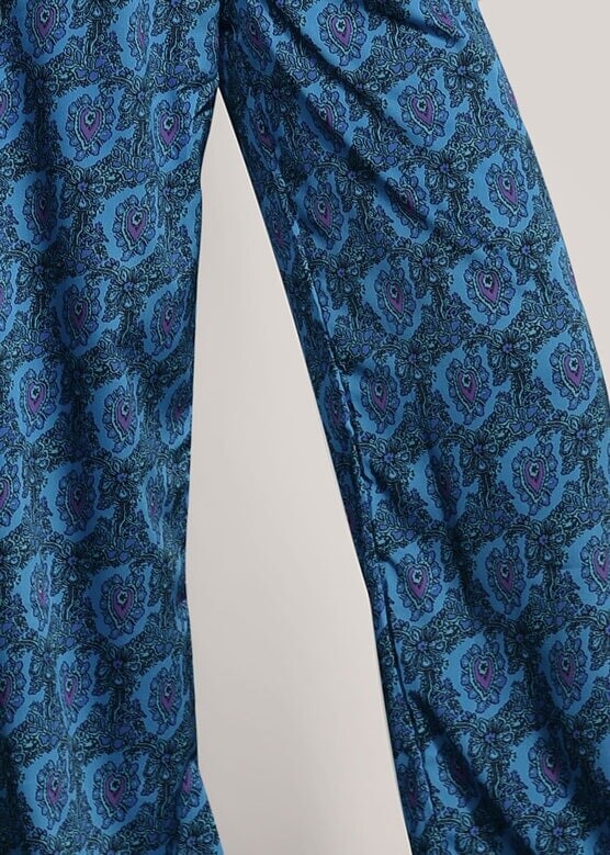 Hijab clothing BLUE PRINTED PANTS T 90033 