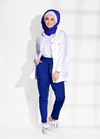Vêtements hijab BLEU MARINE PANTALON T 034 