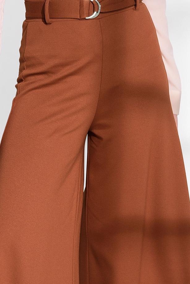 Vêtements hijab  BELT DETAIL PALAZZO PANTS 068  - TRENDTESETTÜR
