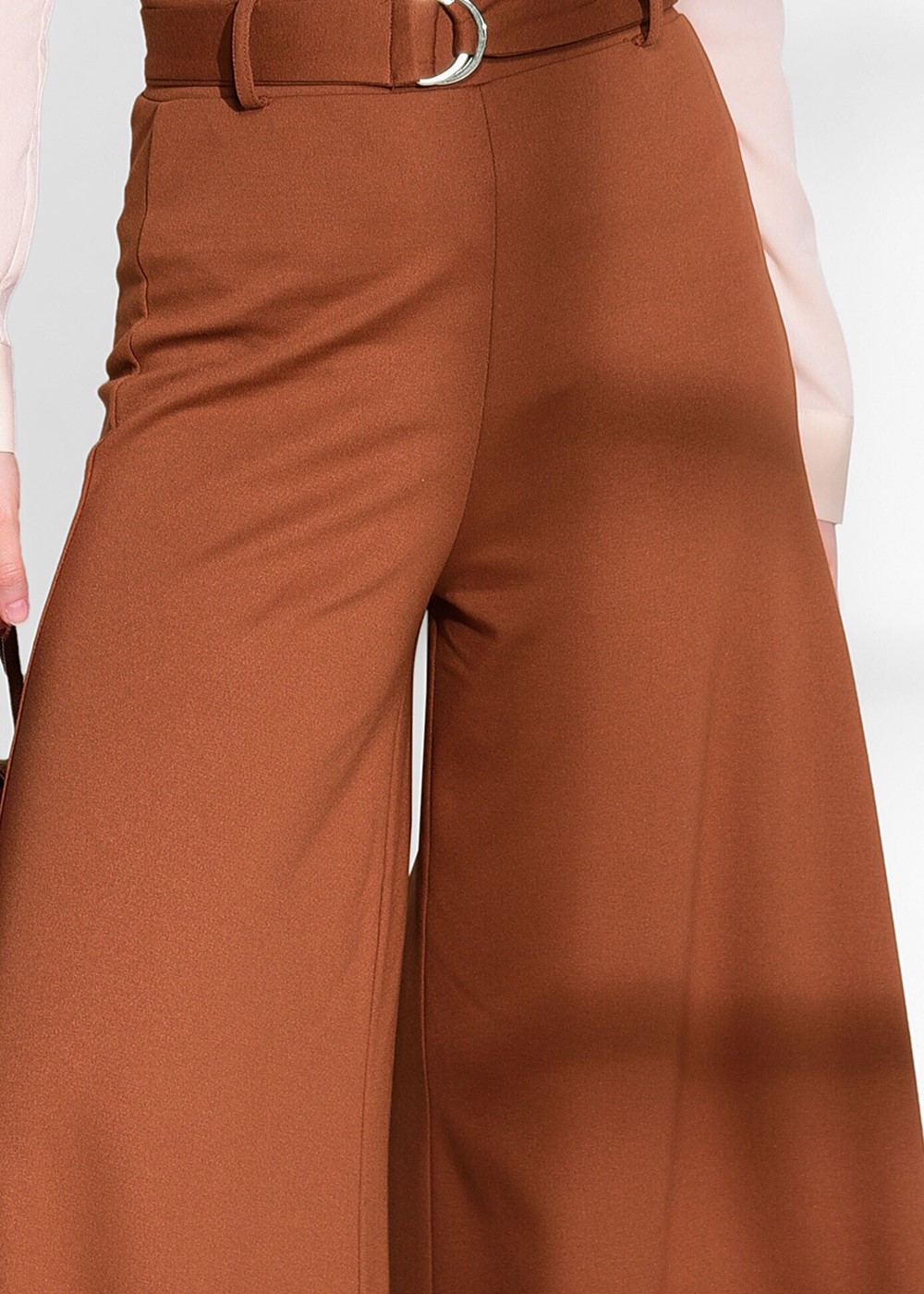 Hijab clothing TABA BELT DETAIL PALAZZO PANTS 068 