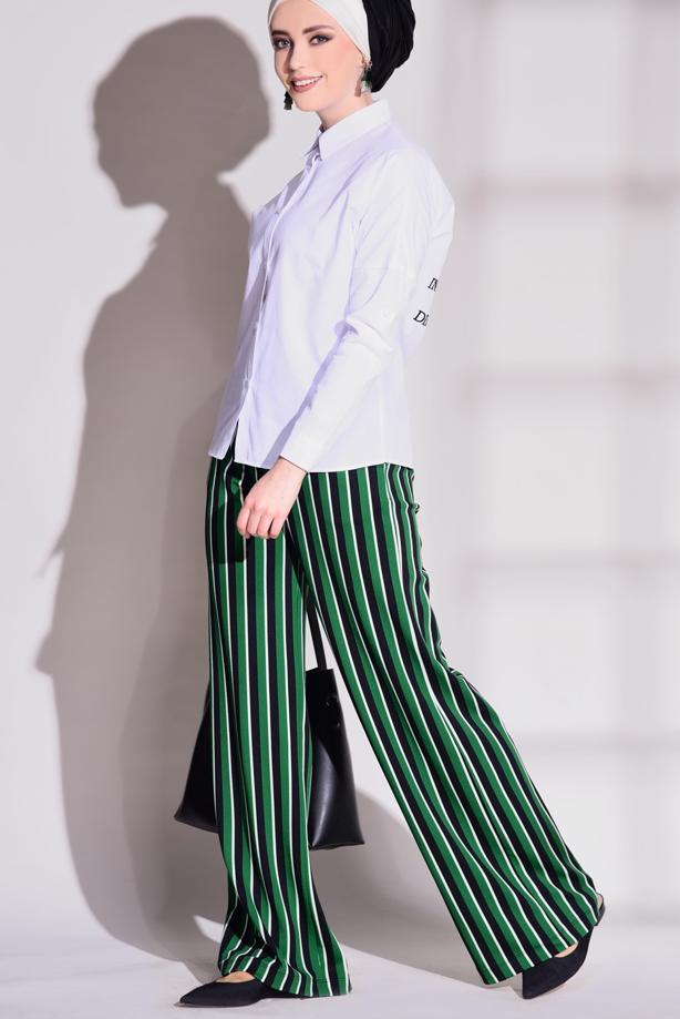 Vêtements hijab   STRIPED PANTS T 146 - TRENDTESETTÜR
