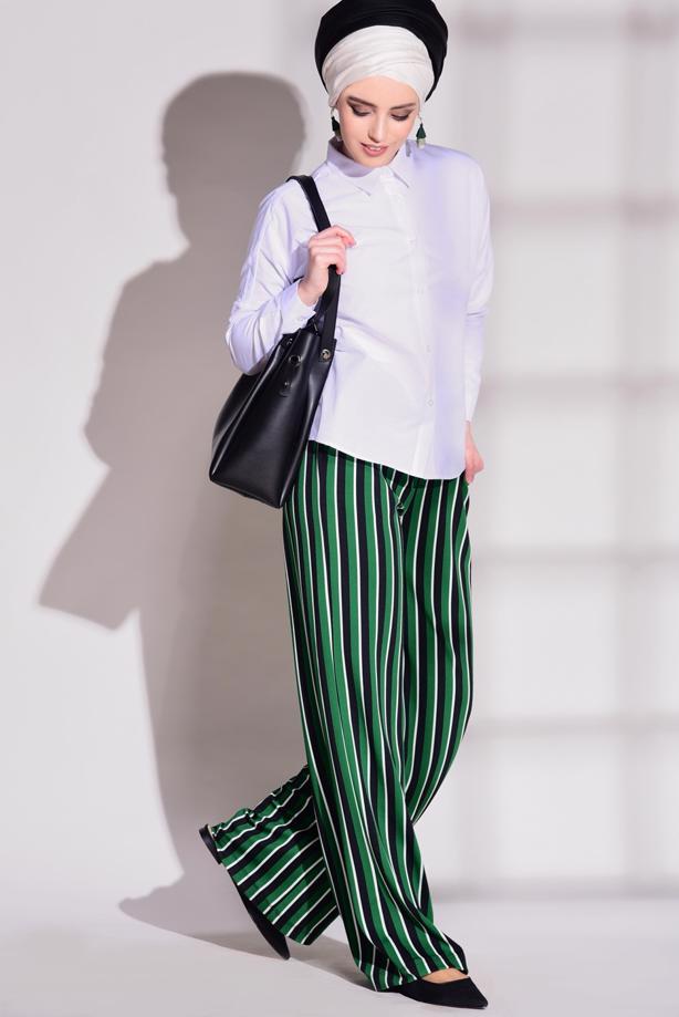 Vêtements hijab   STRIPED PANTS T 146 - TRENDTESETTÜR