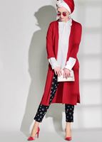 Vêtements hijab BLEU MARINE PANTALON IMPRIMÉ MARGUERITE T 158