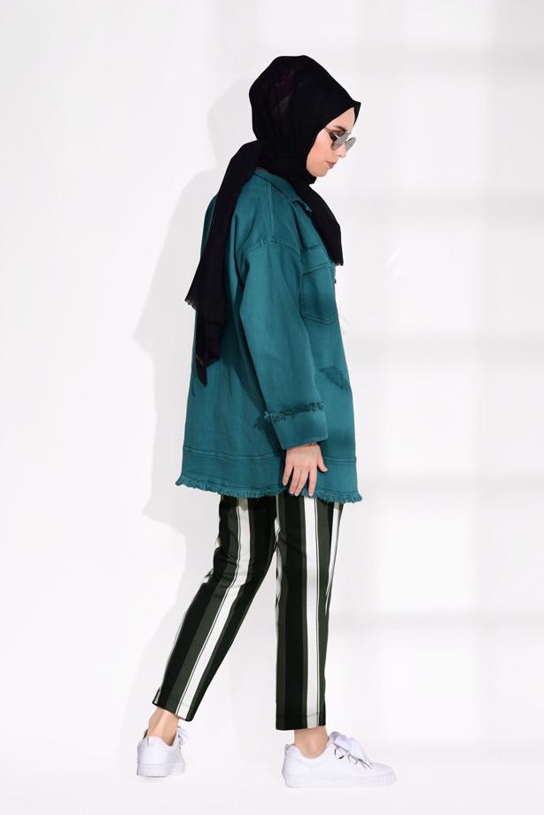 Vêtements hijab  STRIPED PANTS T 206  - TRENDTESETTÜR