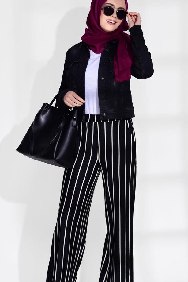Vêtements hijab  STRIPED PANTS 328  - TRENDTESETTÜR