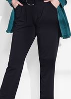 Hijab clothing BLACK  BELT DETAIL PANTS T 636