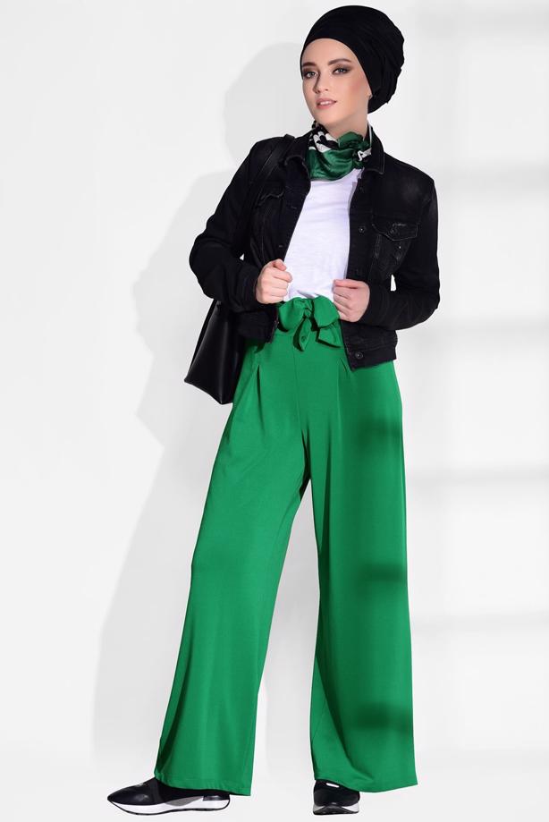 Vêtements hijab  CLASSIC CUT PLEATED PANTS T 724  - TRENDTESETTÜR