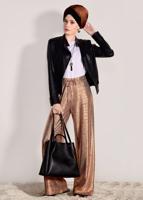 Vêtements hijab BRUN PANTALON EN MAILLE T 789