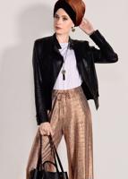 Vêtements hijab BRUN PANTALON EN MAILLE T 789