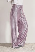 Tesettür giyim PEMBE T 789 Bsm-Örme Pantolon