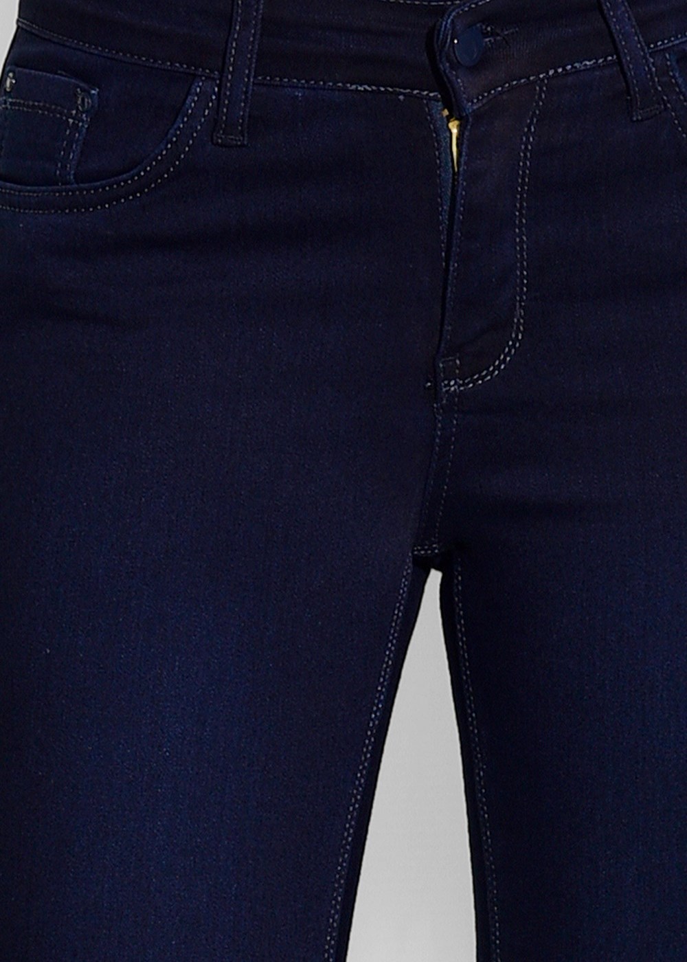 Tesettür giyim LACİVERT YÜKSEK BEL LİKRALI DENİM PANTOLON 2309