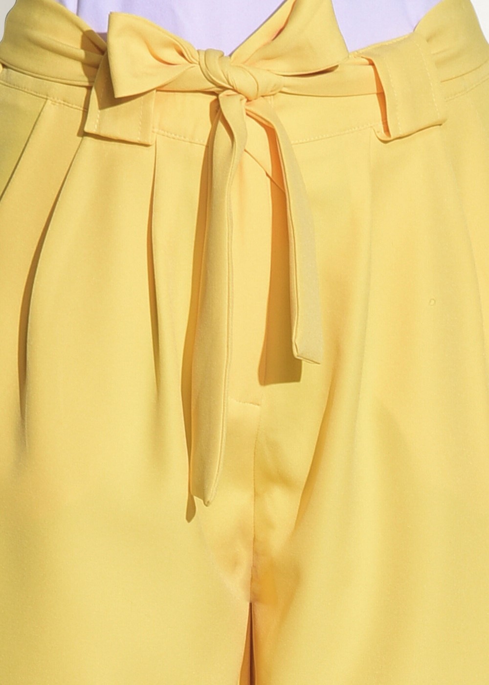 Tesettür giyim SARI T 3218 Bwest-Bol Kesim Pantolon