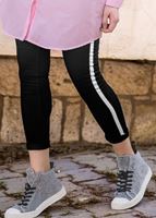 Tesettür giyim SİYAH T 3828 Ksd-Yükselbel  Dar Paça Pantolon