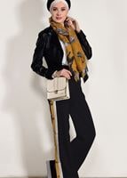 Vêtements hijab NOIR PANTALON LYCRA AVEC CTÉS À RESSORT 6557