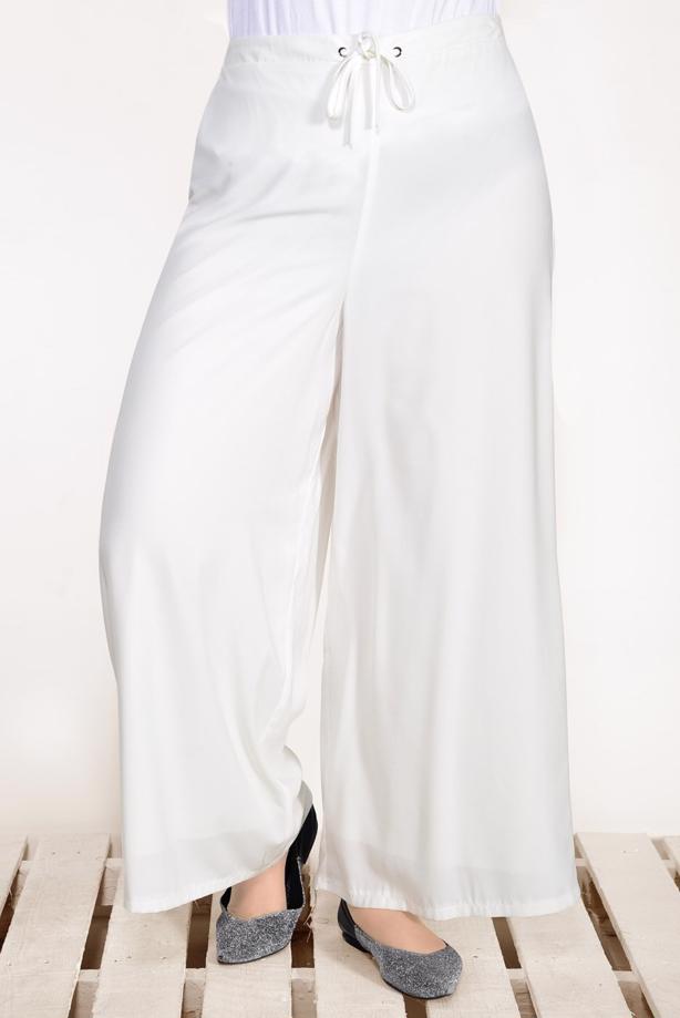 Vêtements hijab CRÈME PANTALON 7155  - TRENDTESETTÜR