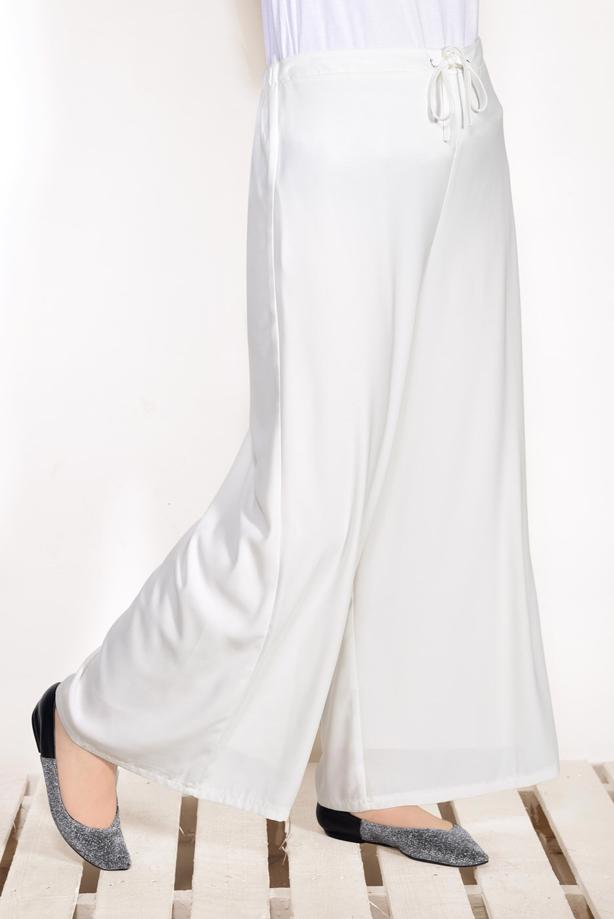 Vêtements hijab CRÈME PANTALON 7155  - TRENDTESETTÜR