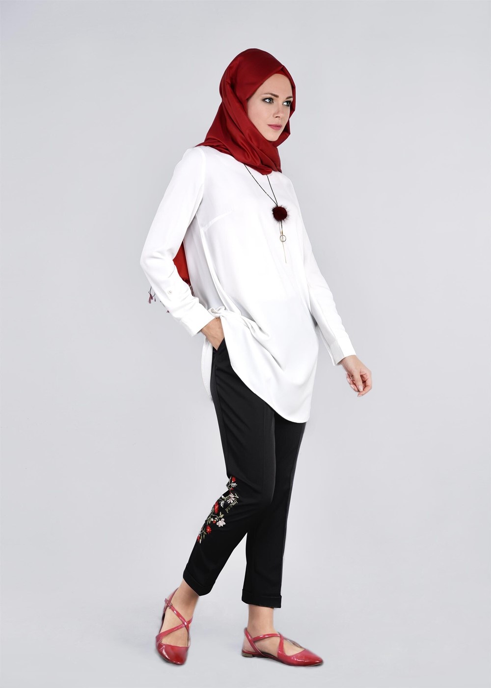 Vêtements hijab NOIR PANTALON 7174 