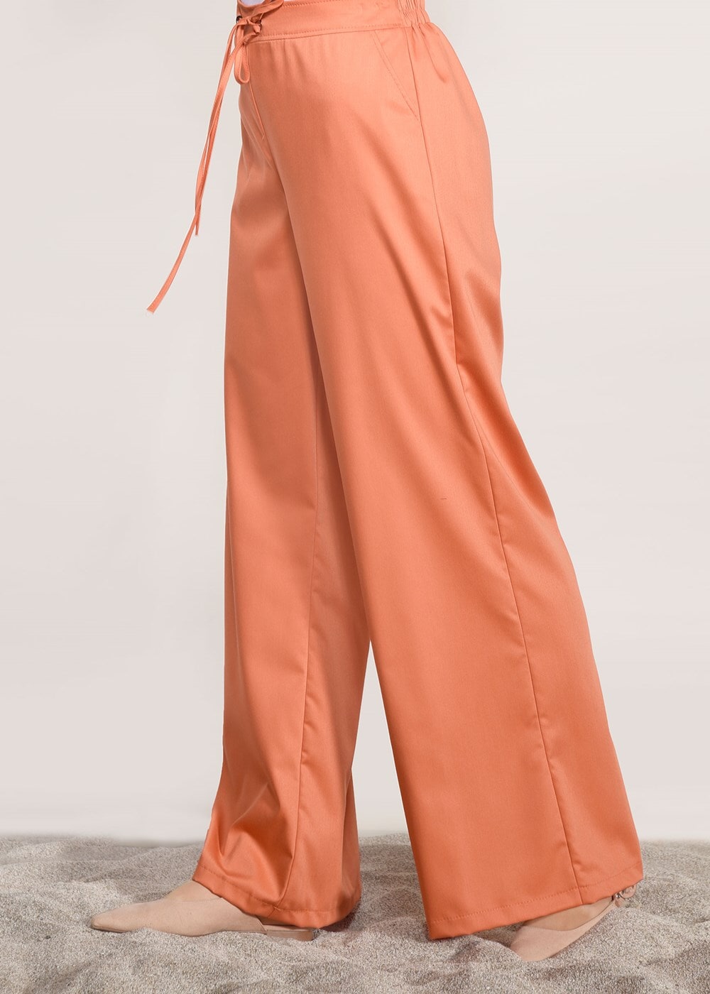 Tesettür giyim TURUNCU T 7207 New Artemis Pantolon-Alv Fashion